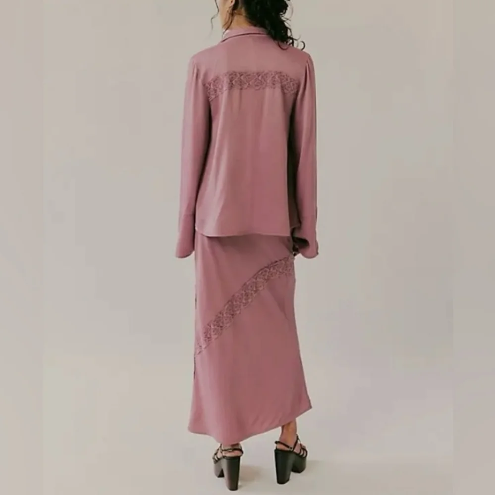 NWOT Free People Lucia Set in Nostalgia Rose size Xs, S, M - Picture 6 of 12